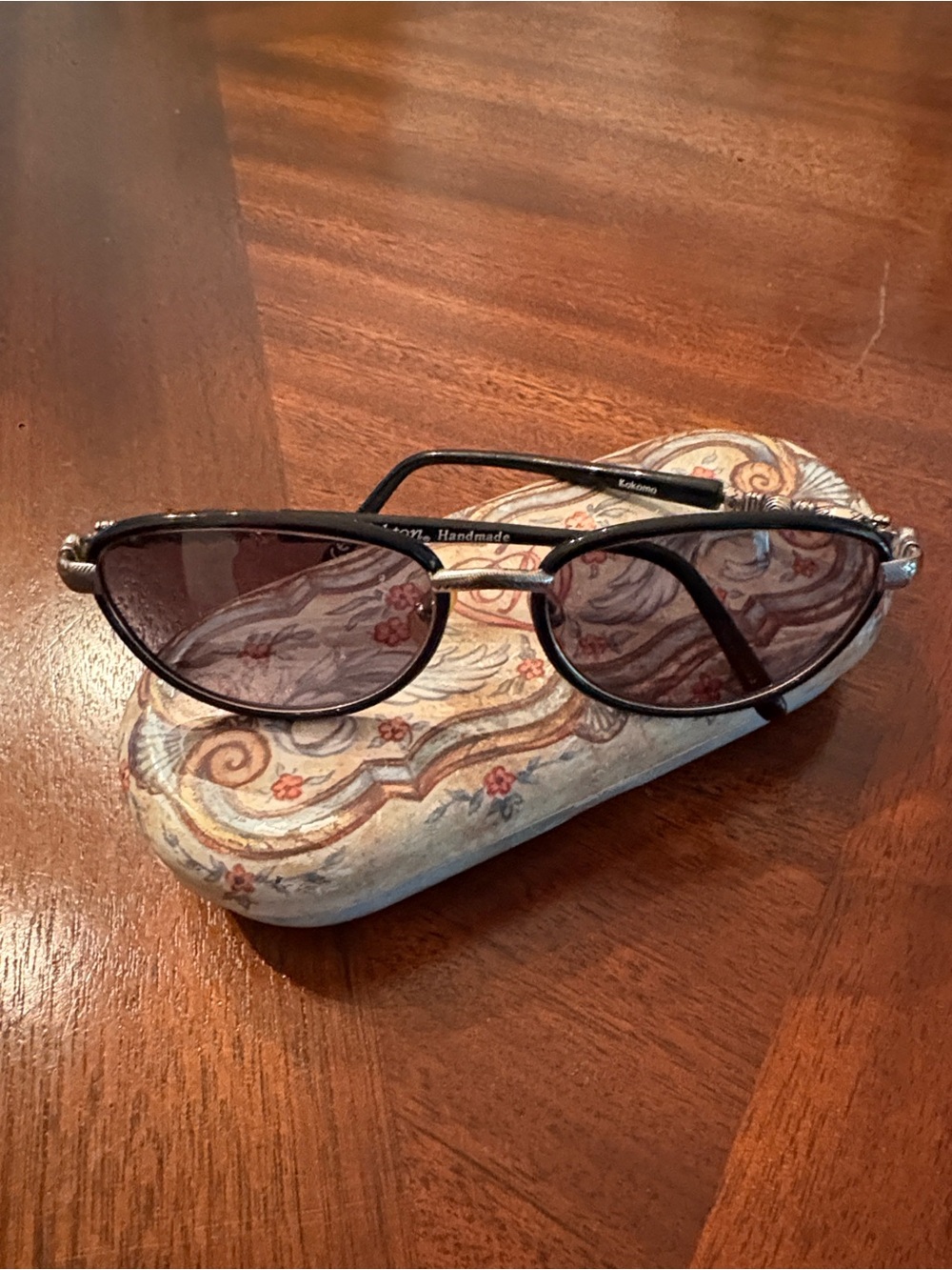 Brighton Slim Black Cat-Eye (Kokomo) Sunglasses with Brown Tint